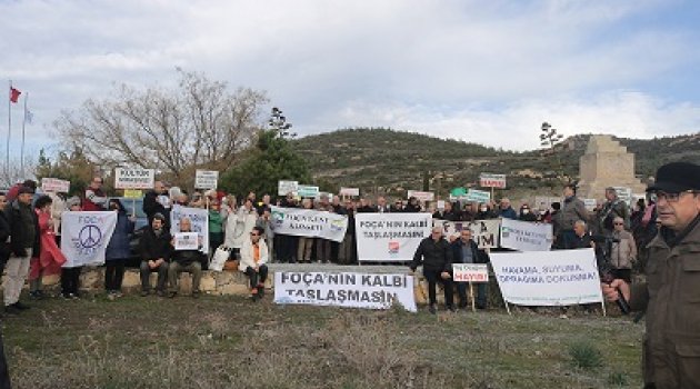 FOÇA KALBİNDE TAŞ İSTEMİYOR