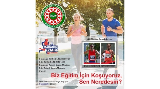 İKLEV İzmir Maratonunda eğitim için koşacak