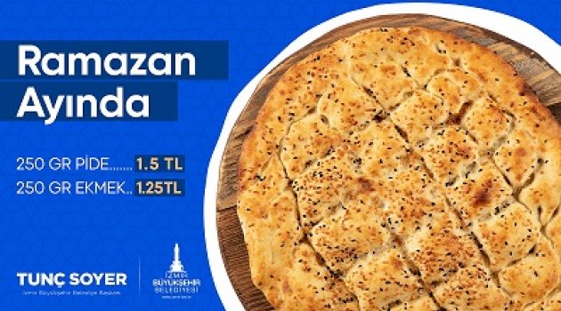 Kent Ekmek’te Ramazan pidesi 1,5 liraya satılacak