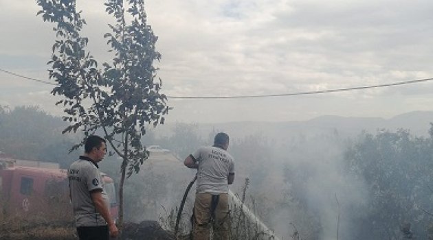 Kiraz'daki yangına hızlı müdahale