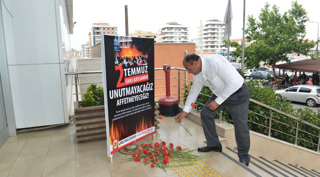 Sivas Katliamı’nın 22. Yıl Dönümünde Hüzünlü Anma